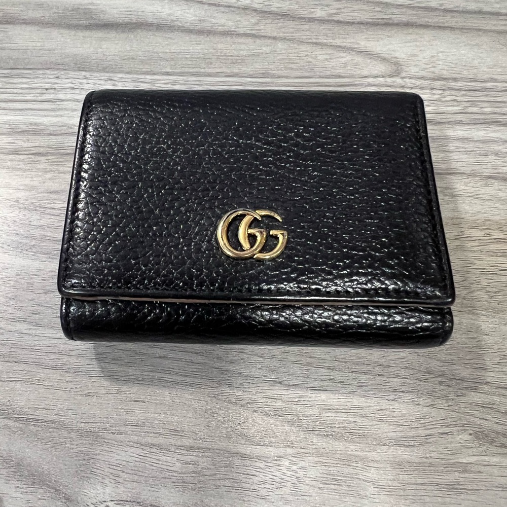 Gucci GG Marmont compact wallet with dust bag & box